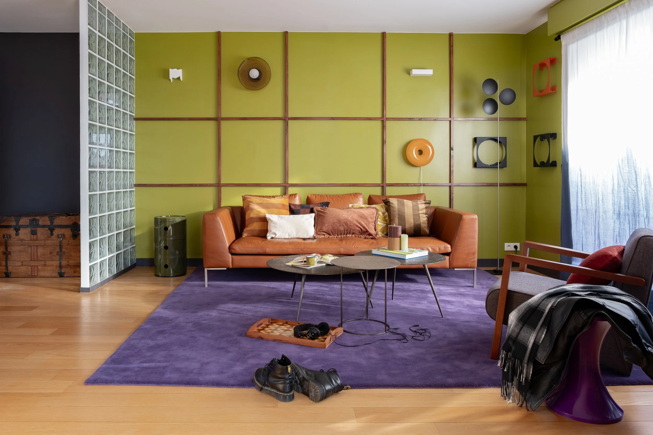 Rénovation de triplex à Boulogne-Billancourt — ambiance seventies, architecte d'intérieur Paris — Studio Emsé