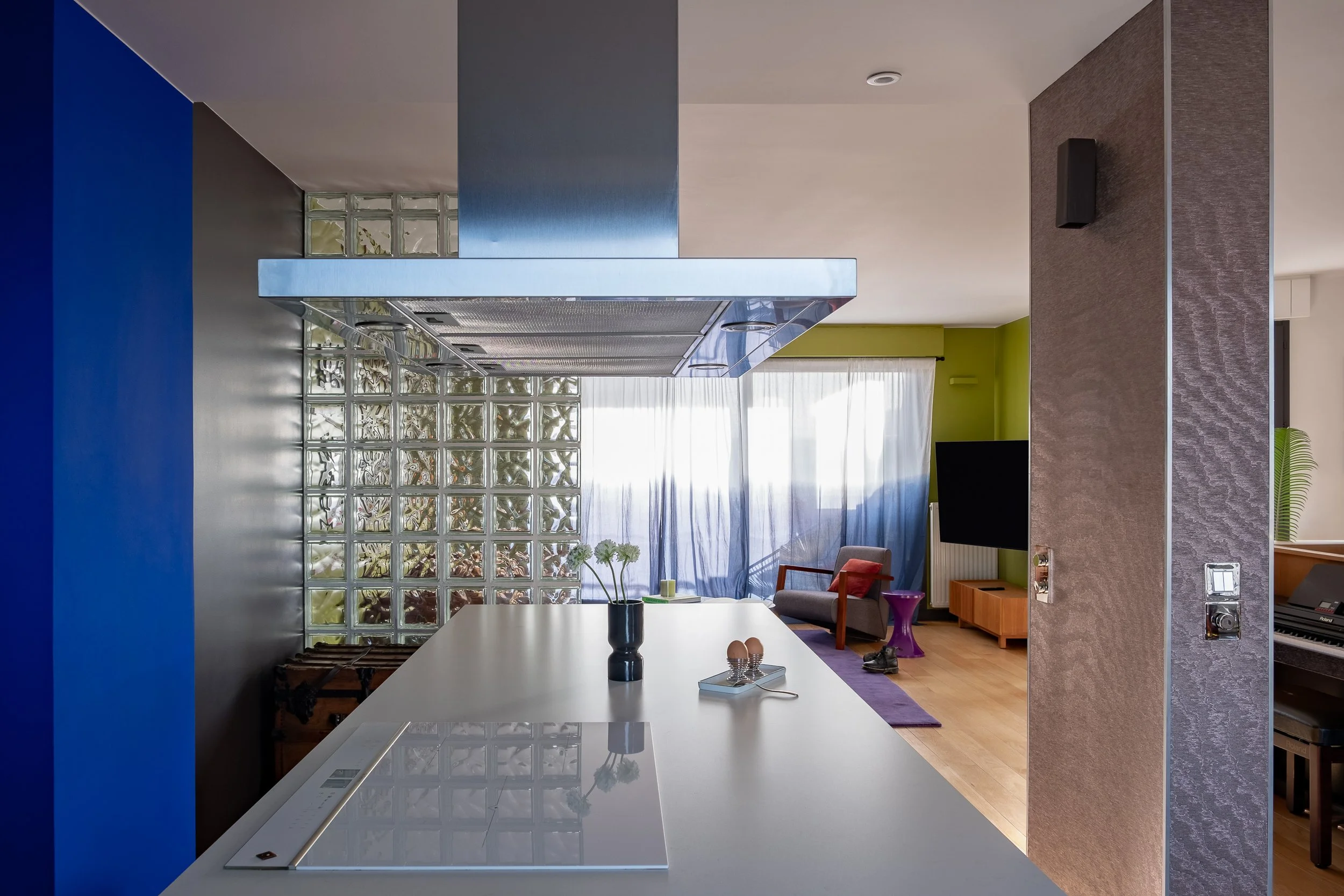 Vue d'ensemble triplex — rénovation triplex 180 m² Boulogne-Billancourt, architecte d'intérieur Studio Emsé