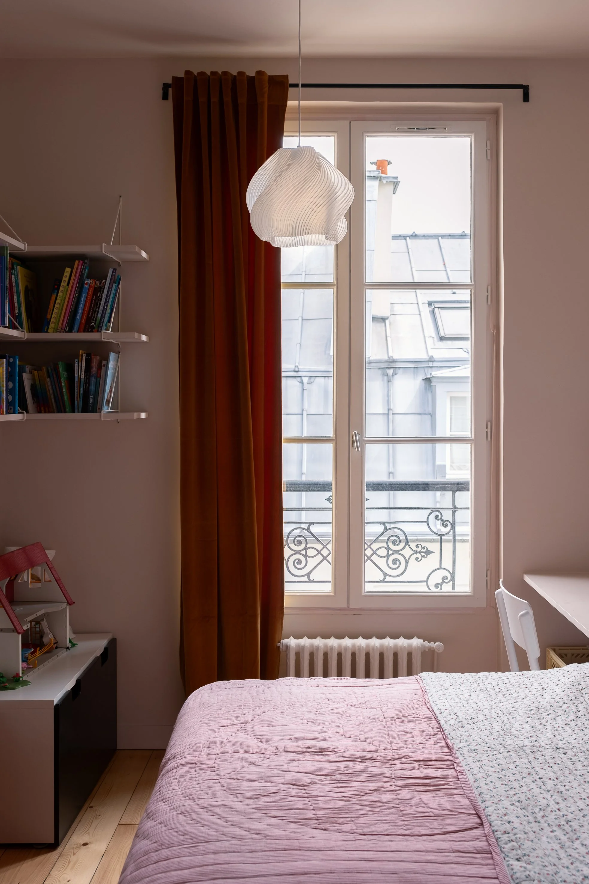 Détail mobilier — rénovation appartement 100 m² Goncourt Paris, architecte d'intérieur Studio Emsé