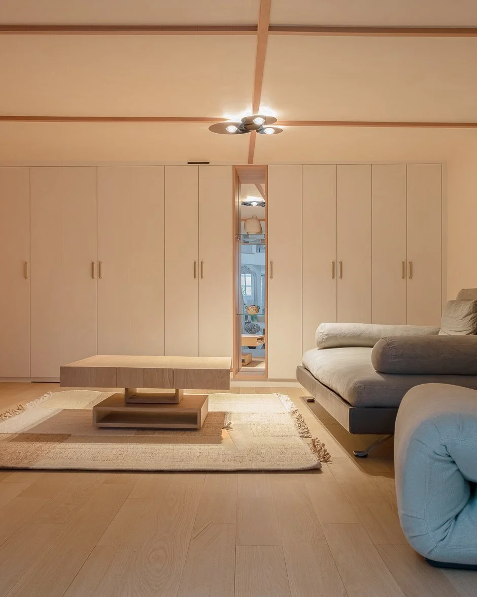 Zen japonisant — rénovation appartement 90 m² Villiers Paris, architecte d'intérieur Studio Emsé